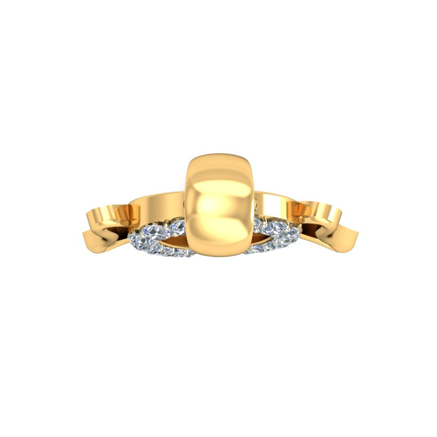 Nidal Jewels | Radiant Ganesha Gold and Diamond Pendant - Nidal Jewels